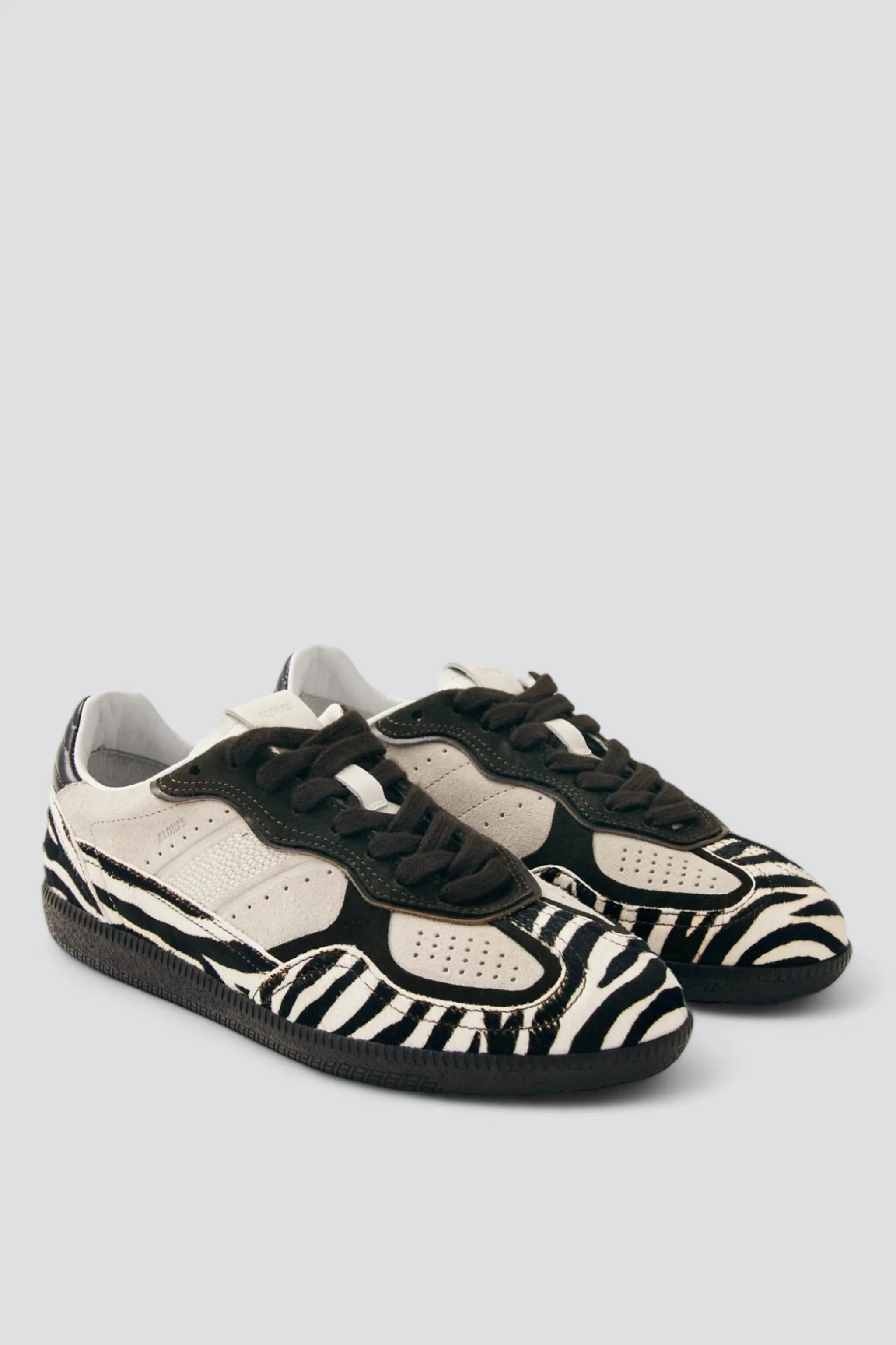 Zebra Brown Tb.490 Leather Sneakers