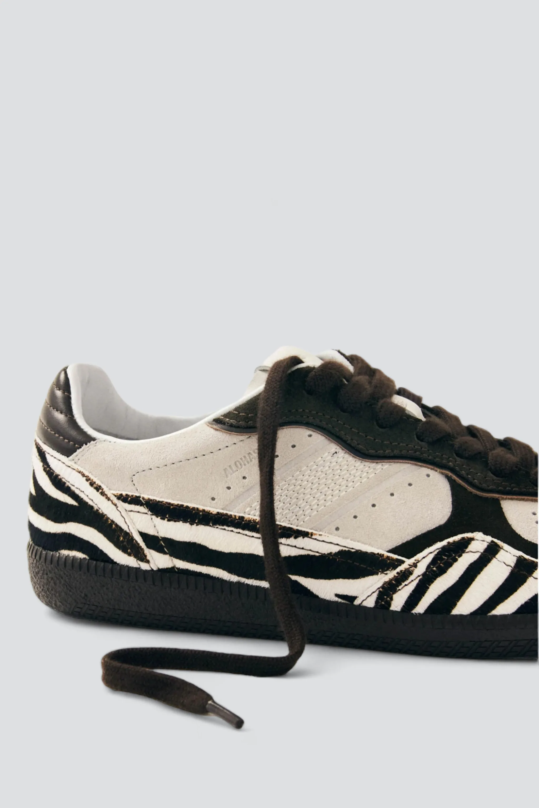 Zebra Brown Tb.490 Leather Sneakers