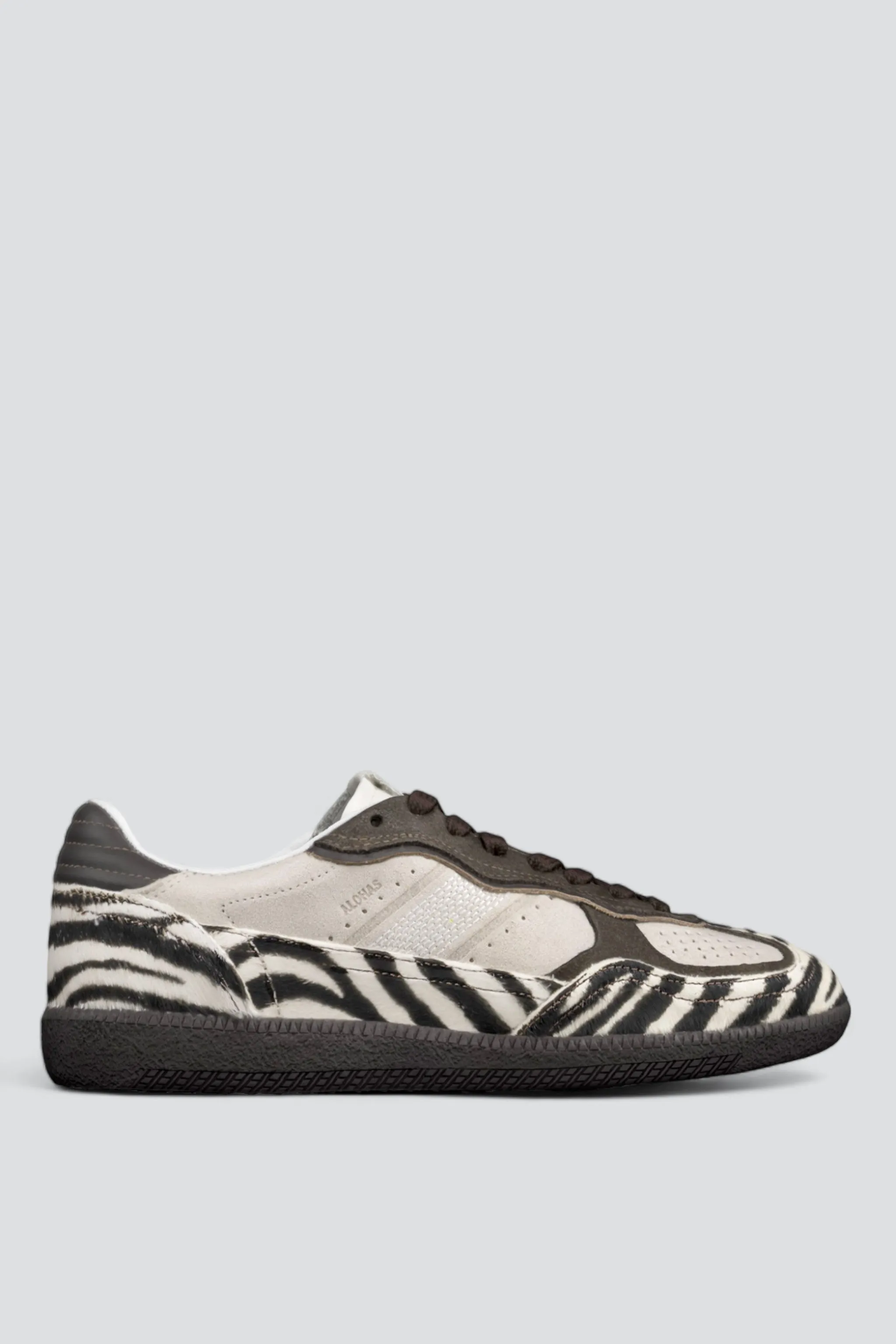 Zebra Brown Tb.490 Leather Sneakers