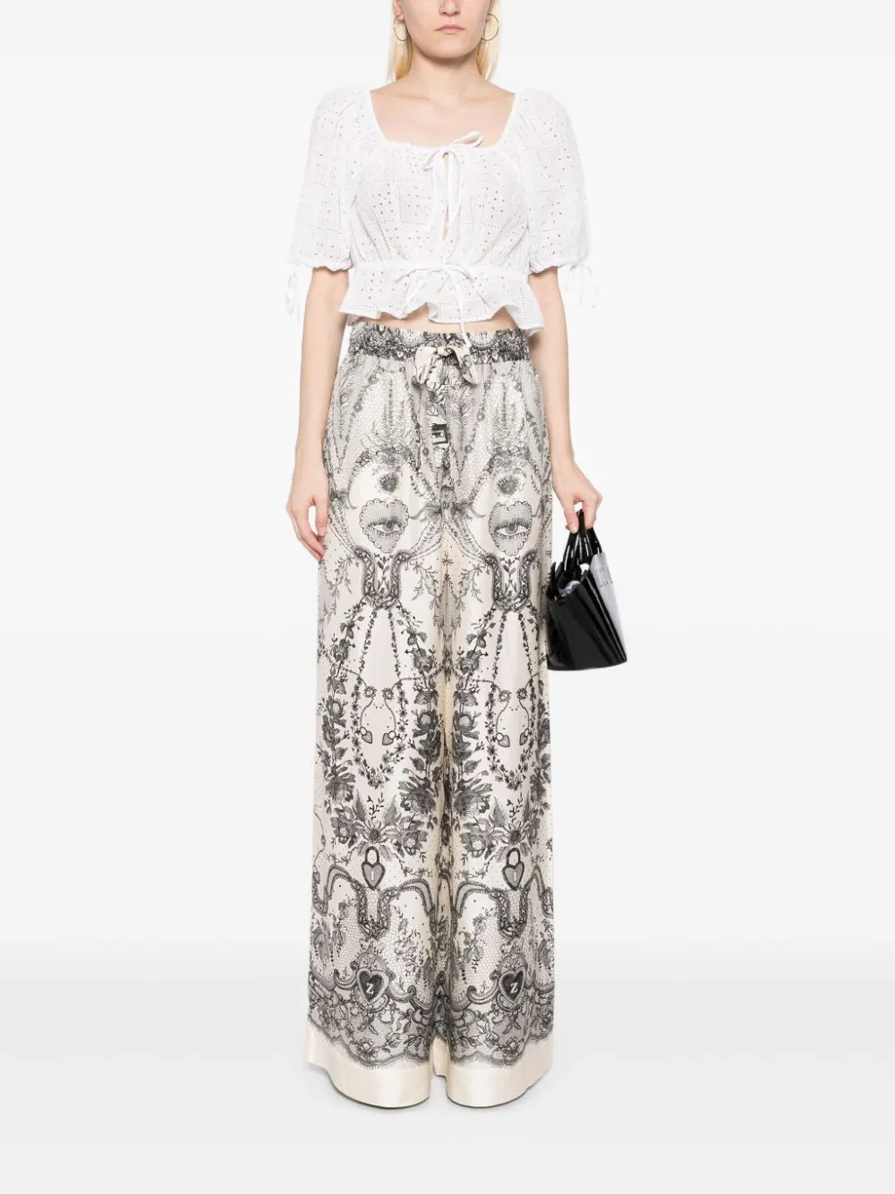 Zimmermann Crush Silk Trousers