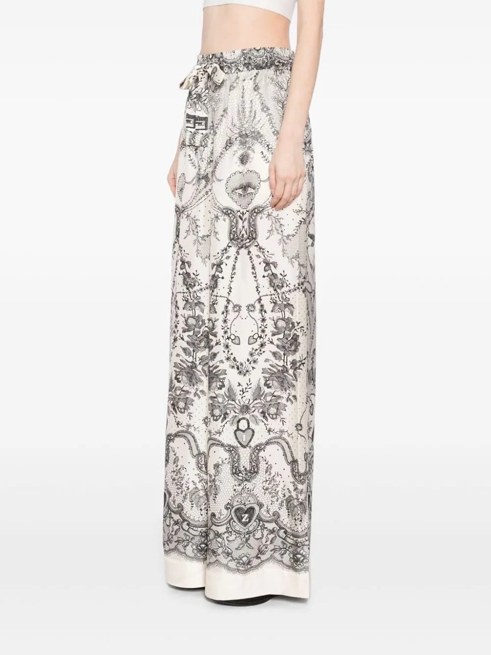 Zimmermann Crush Silk Trousers